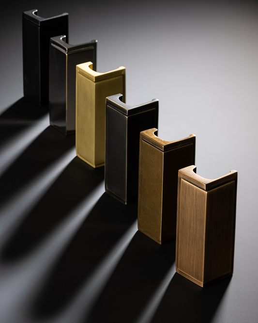 Our Finishes Explained: Dark Brushed Brass vs Brushed Satin Brass