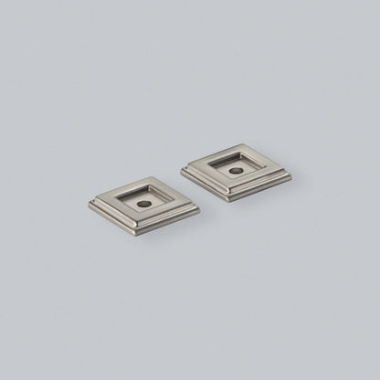 Liberty D Handle Square Backplate (Pair) - Hendel and Hendel