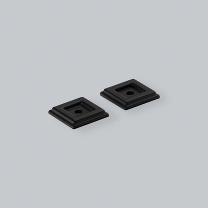 Liberty D Handle Square Backplate (Pair) - Hendel and Hendel