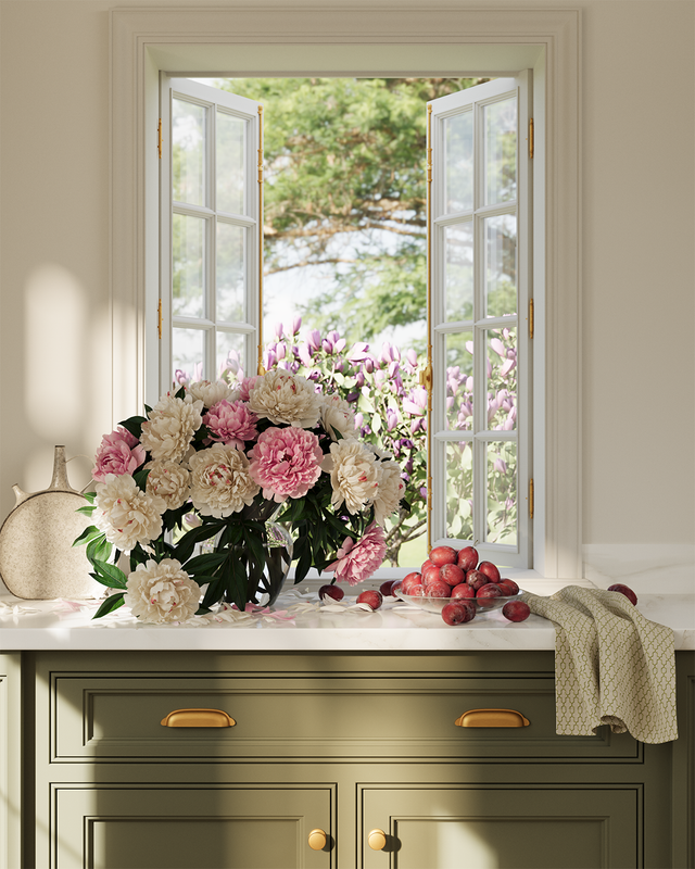 Why green cabinetry and warm brass work – Hendel and Hendel UK