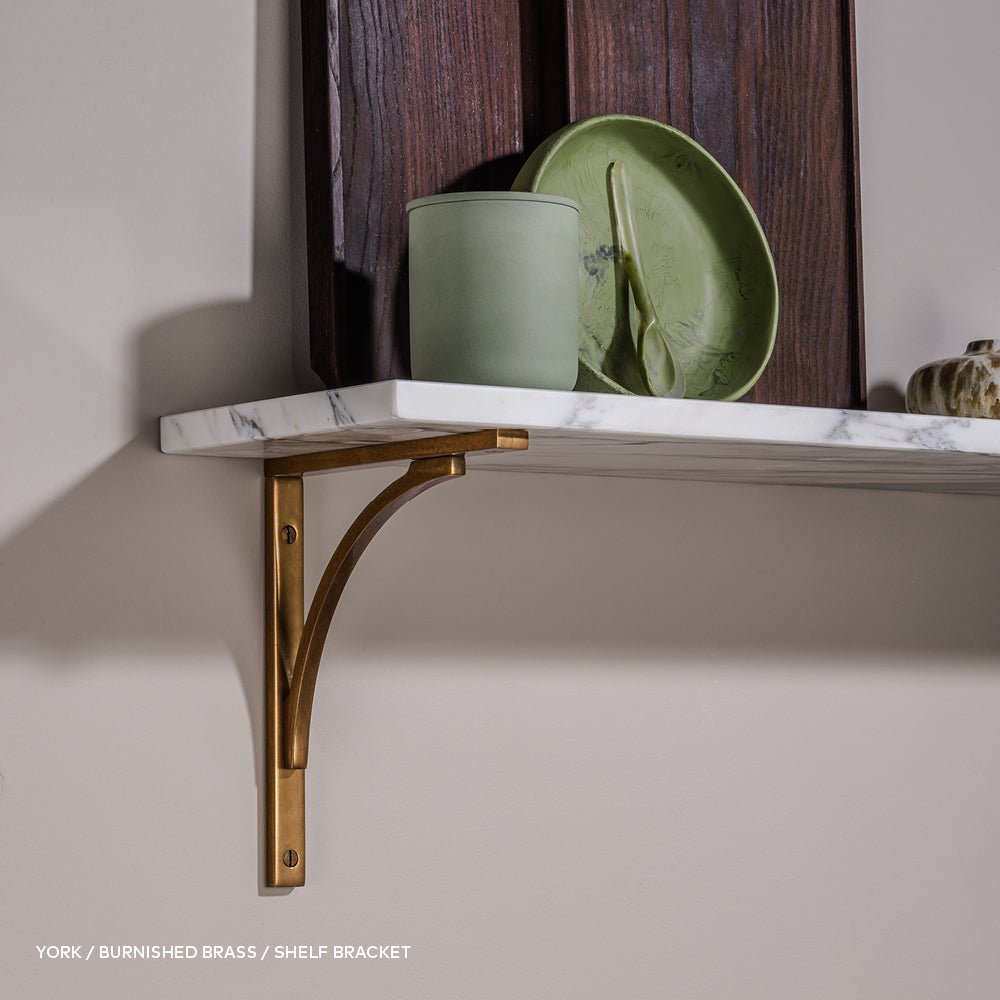 York Flush Shelf Bracket