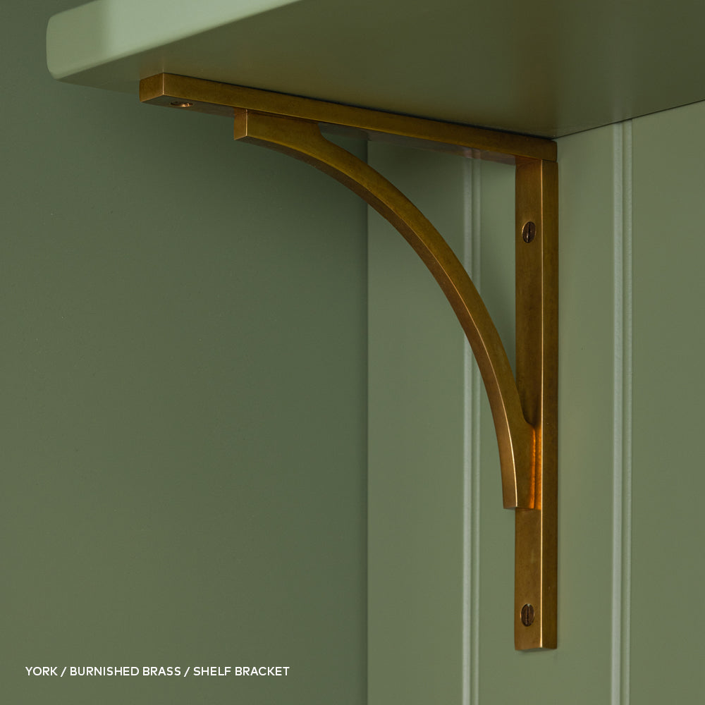 York Flush Shelf Bracket