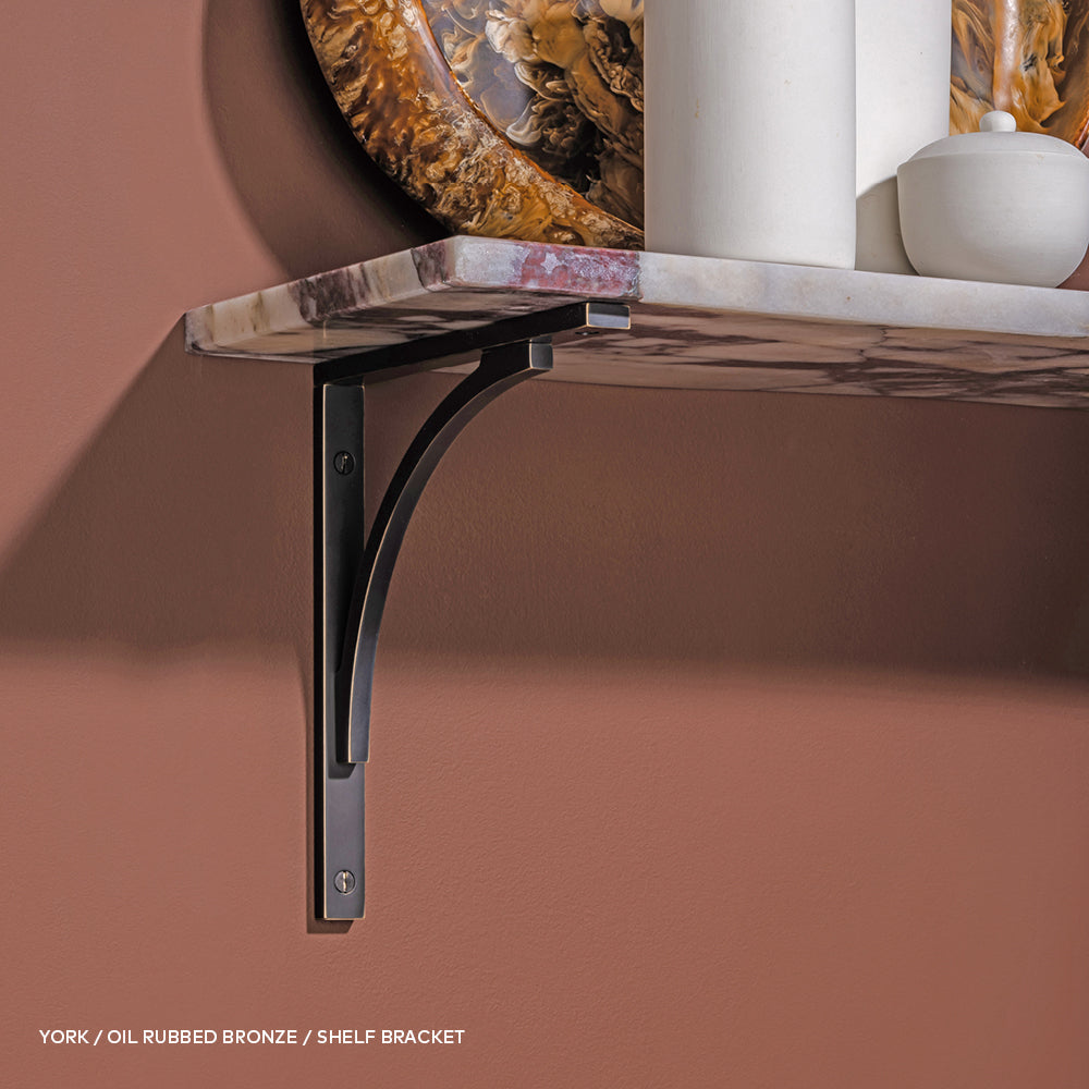 York Flush Shelf Bracket
