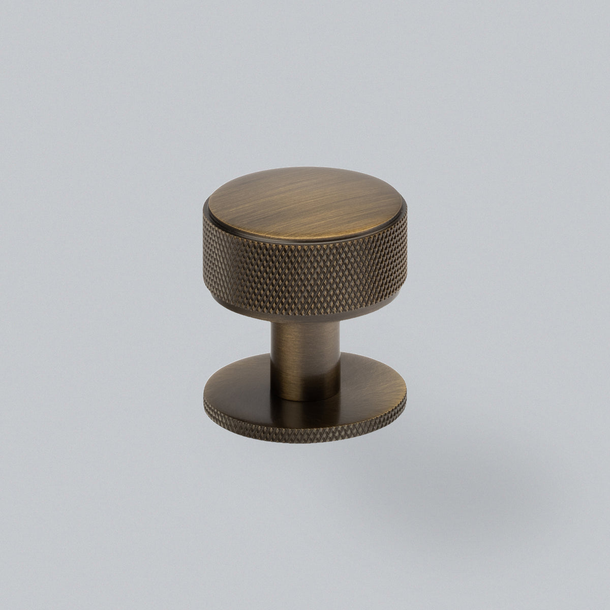 Belgravia Solid Brass Cabinet Knob | Knurled Texture | Hendel & Hendel ...