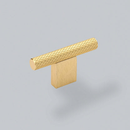 Kellas T Bar Knob Satin Brass 60mm