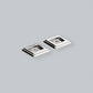 Liberty D Handle Square Backplate (Pair) - Hendel and Hendel