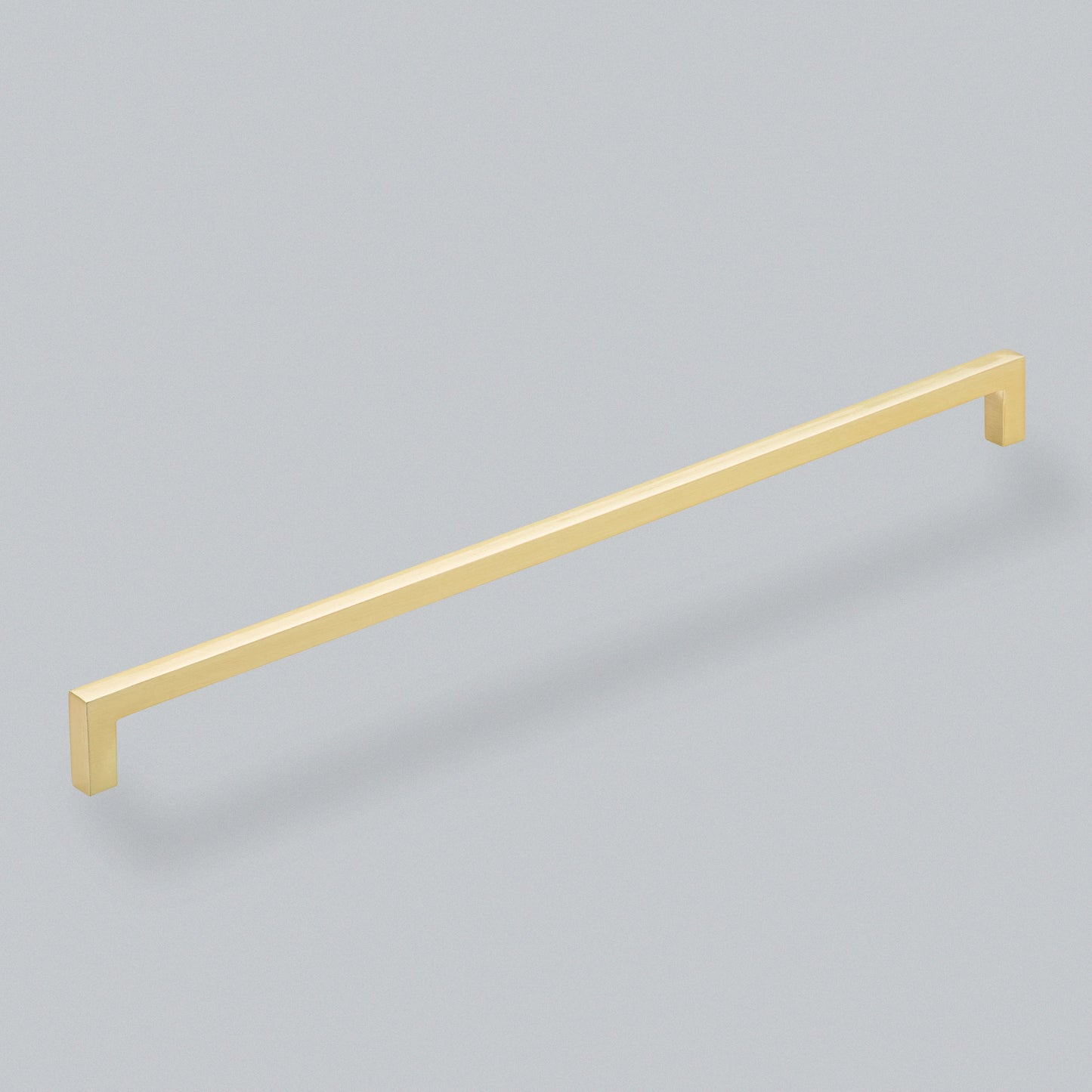 Milano D Handle Brushed Satin Brass 320mm