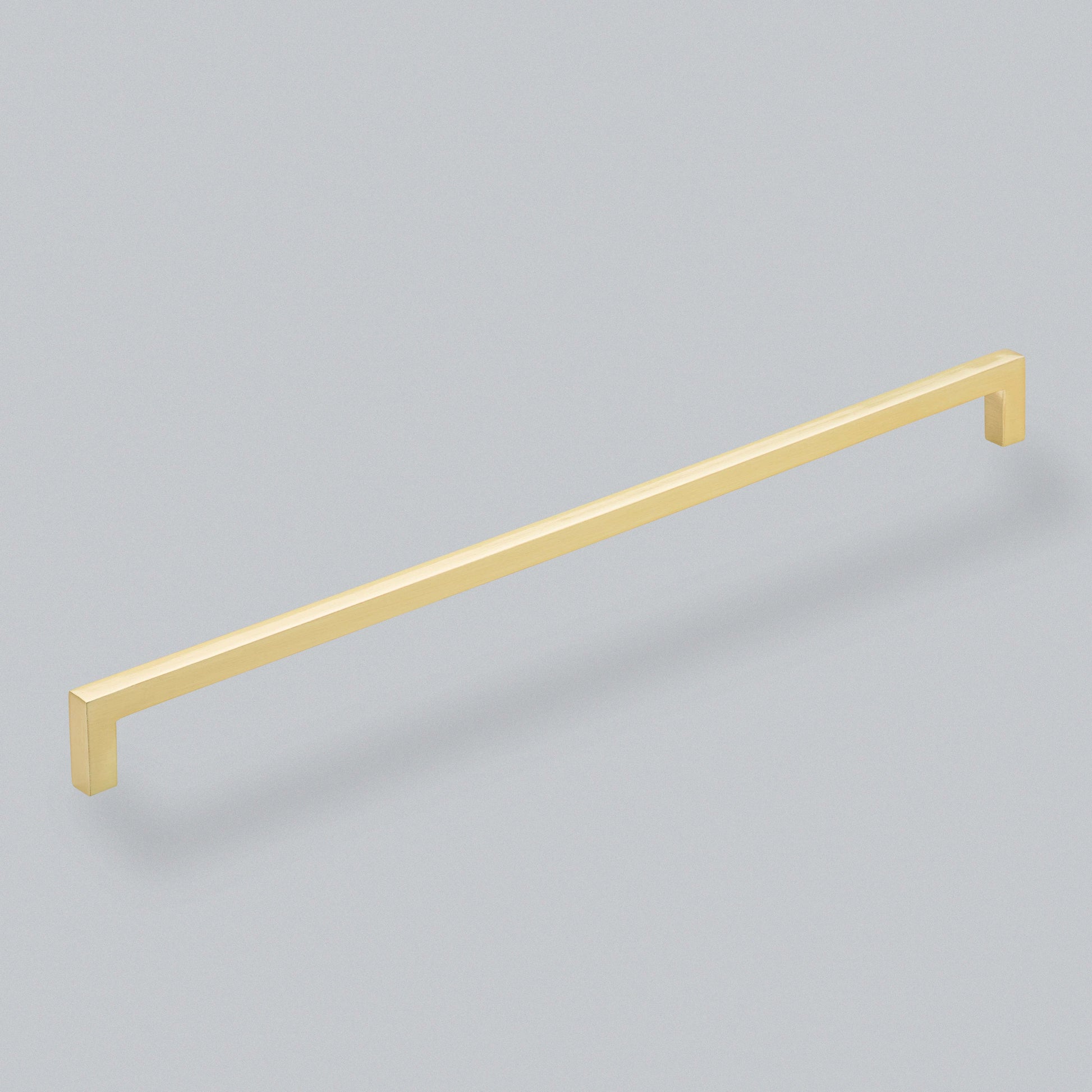 Milano D Handle Brushed Satin Brass 320mm