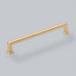 Otto D Handle Brushed Satin Brass 160mm