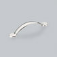 Trafalgar Bow Handle Polished Nickel 96mm