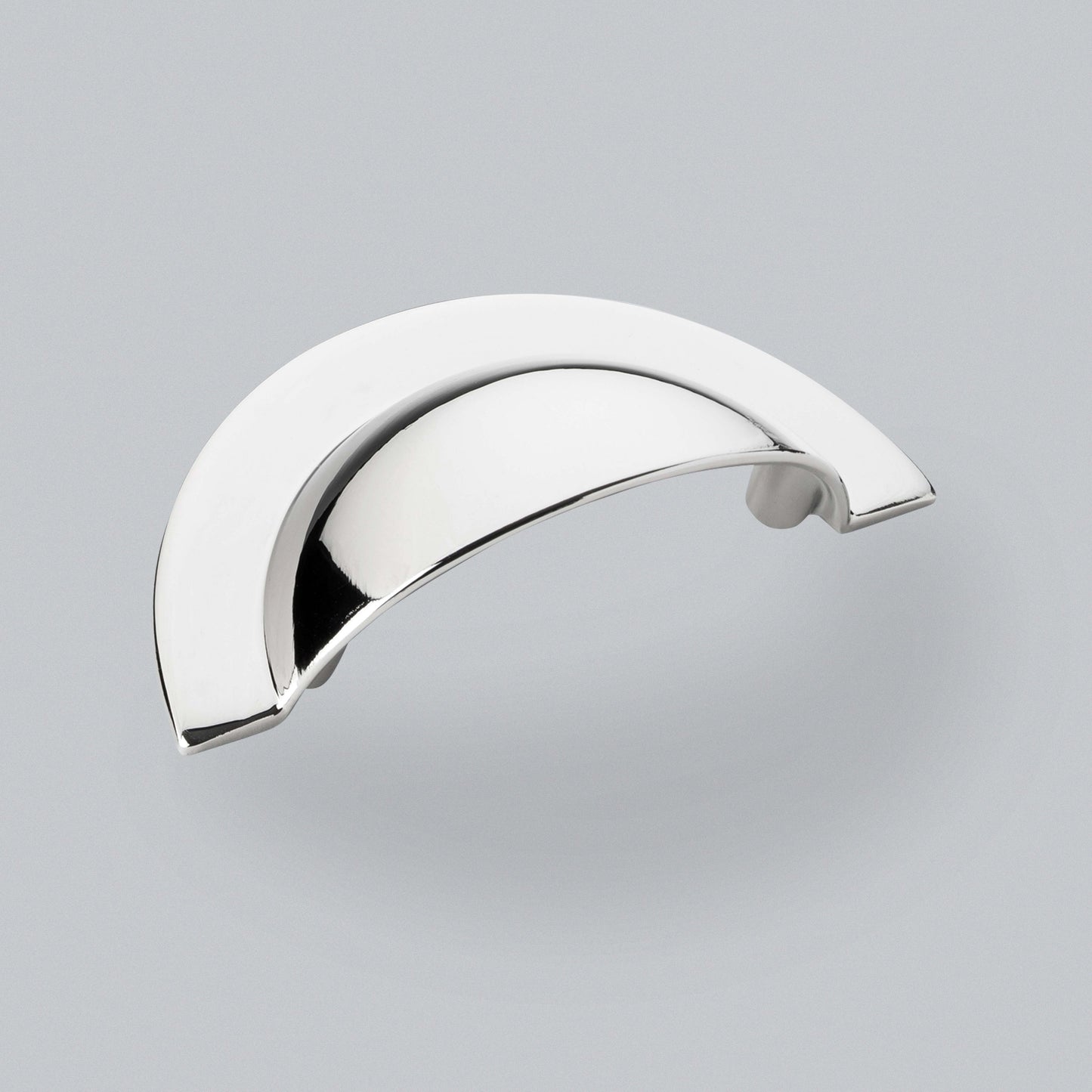 Trafalgar Cup Handle Polished Nickel 64mm